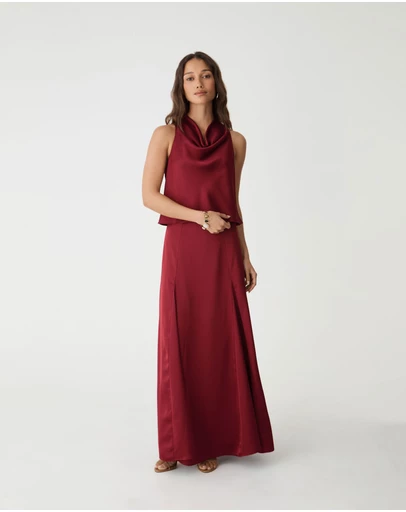 Forcast - Freya Satin Godet Skirt