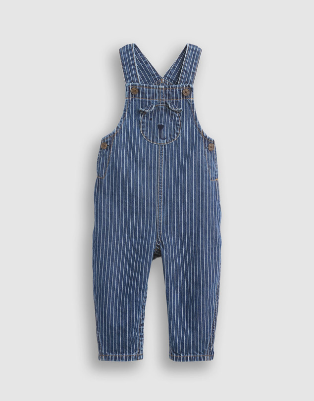 GAP - Stripe Bear Pocket Overalls - Babies