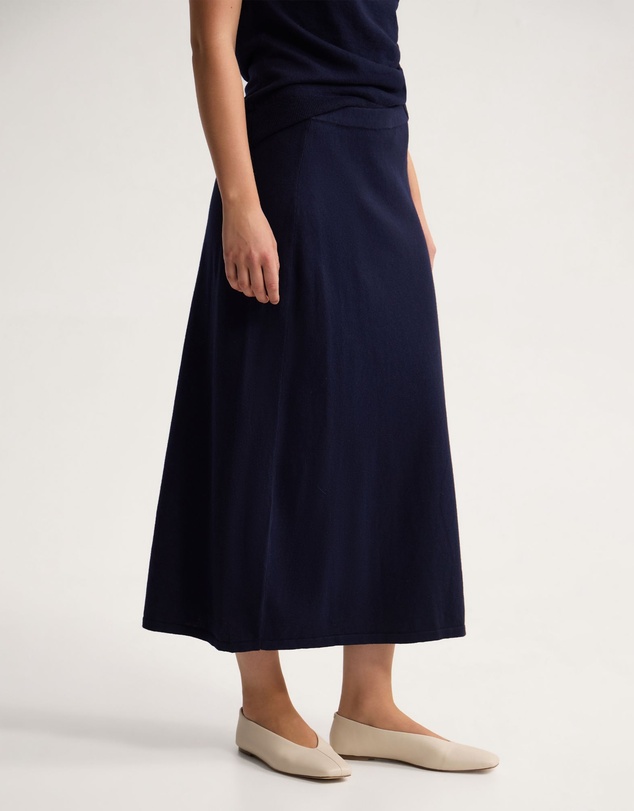 Oxford - Leonie Cashmere Blend Knitted Skirt