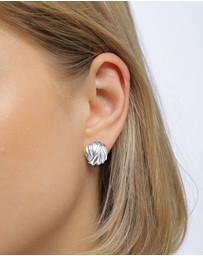 Elli Jewelry - Earrings Stud Grooves 925 Sterling Silver