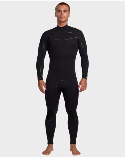 Quiksilver - Mens 4/3mm Marathon Sessions Chest Zip Wetsuits