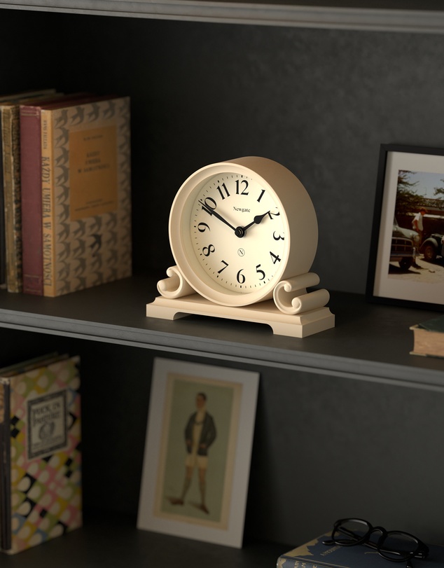 Newgate - Newgate Divisadero Mantel Clock-Vanilla Cream