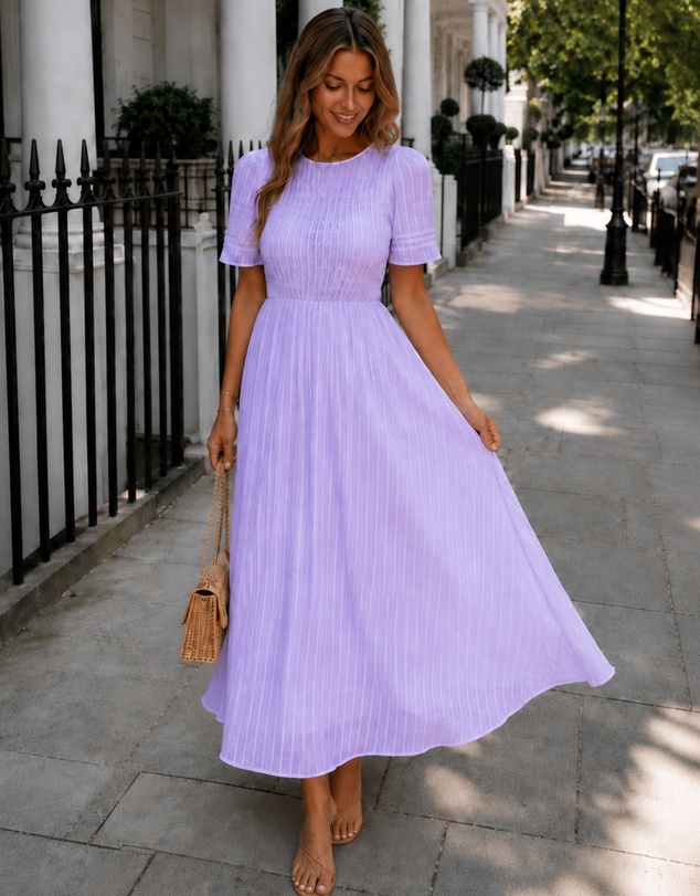Esther & Co - Iolana Dress - Lavender