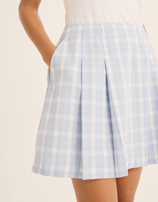 Review - Grace Check Mini Skirt