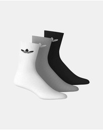 adidas Originals - 3 Pairs Pack Trefoil Crew Sock Cushion