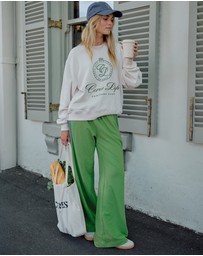 Ceres Life - Gigi Wide Leg Terry Trackpant