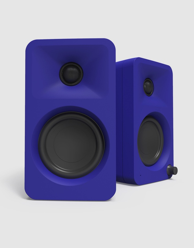 iWorld - Limited Edition - Kanto ORA 100W Powered Reference Desktop Computer Speakers with Bluetooth 5.0 Matte Purple