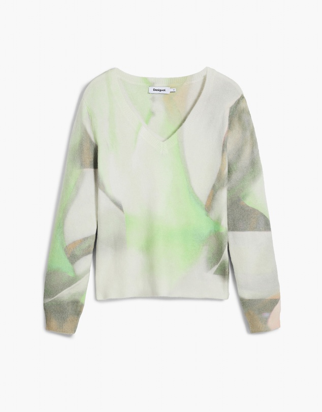Desigual - Soft V-neck sweater