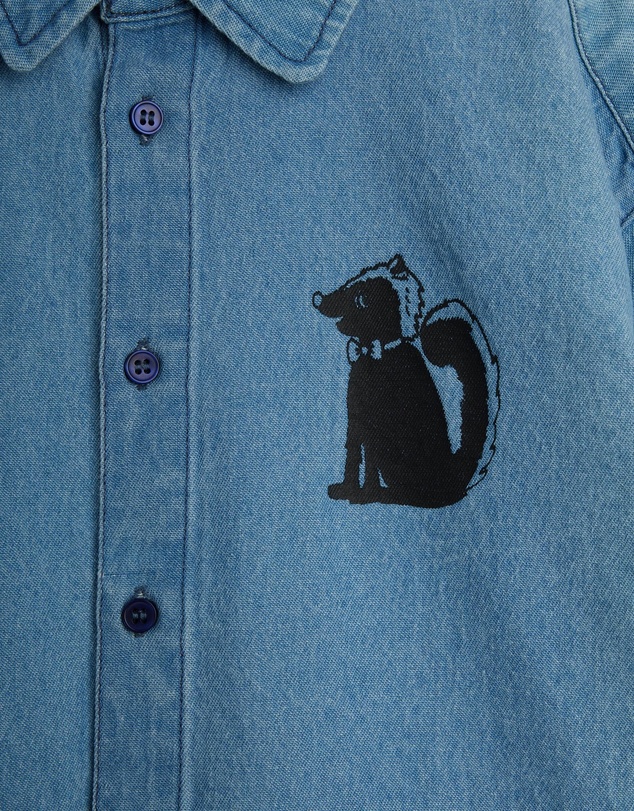 Mini Rodini - Lw Denim Skunk SP LS Shirt