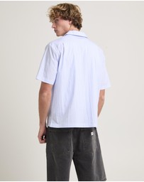 Arvust - Box Striped Short Sleeve Shirt