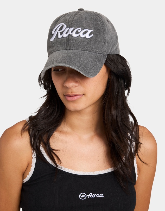 RVCA - Womens Acid Wash Embroidery Cap