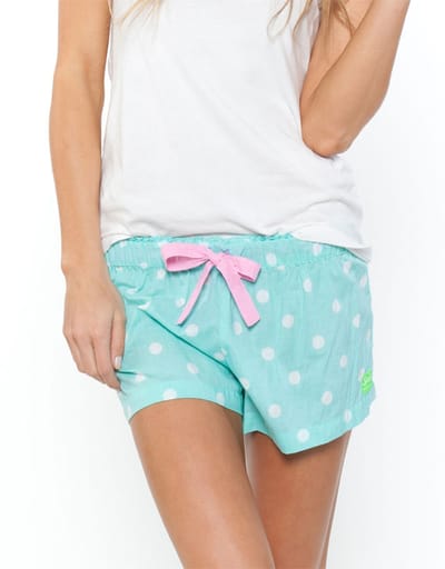 Mint and White Spots