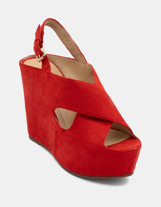 Therapy - Dauphine Red Imit Kid Suede