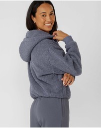 Lorna Jane - Field Teddy Zip Through Hoodie