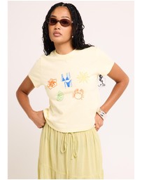 Subtitled - Vacation Beaded Baby Tee