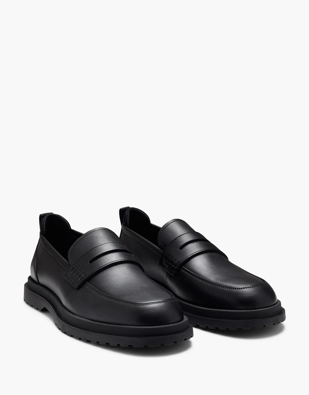 Aquila - Radar Leather Penny Loafers