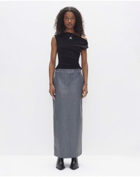 Ownley - Rex PU Maxi Skirt
