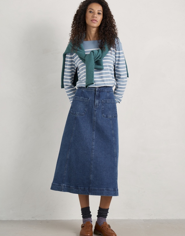 Seasalt - Seasalt Cornwall Blue Sailor Shirt
