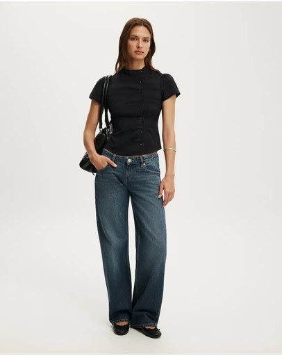 Cotton On - Nikki Button Through Blouse