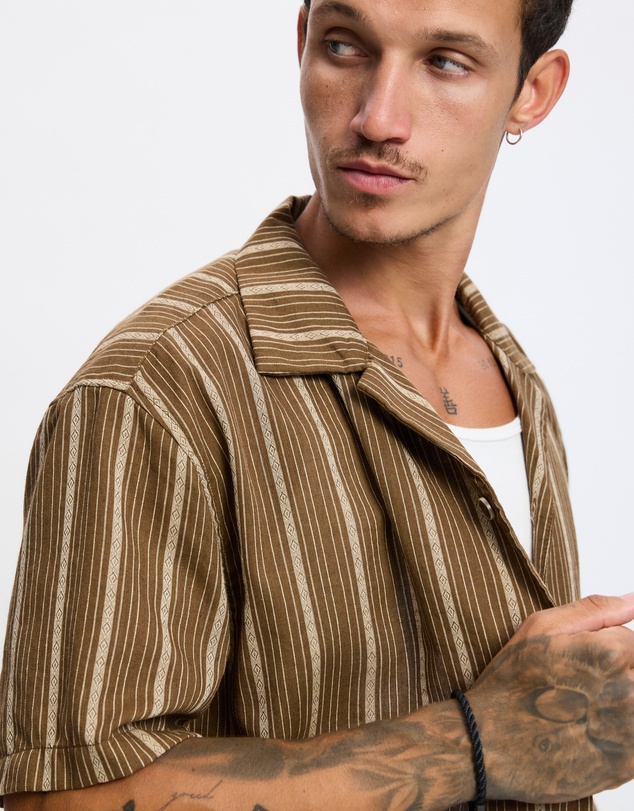 Rhythm - West Winds Stripe SS Shirt