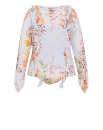 City Chic - Sweet Nothings Frill Top