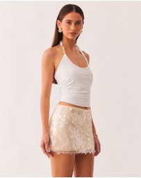 SNDYS - LEXIE TWIST HALTER TANK - ICONIC EXCLUSIVE