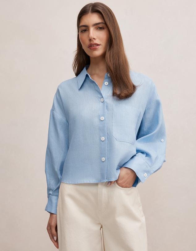Forever New - Bowie Cropped Shirt
