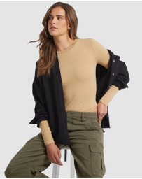 GUESS Jeans - GUESS JEANS Long Sleeve Bodysuit