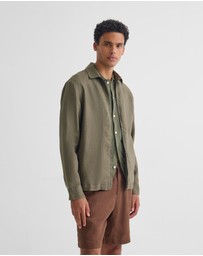 Oxford - Adem Linen Zip Bomber