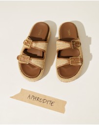 Siren - Aphrodite Woven Flatforms