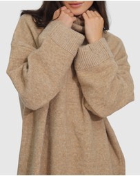 Belle & Bloom - Cuddle Me Oversized Tunic Sweater