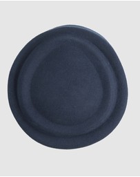 Max Alexander - Felt Black Pillbox Hat
