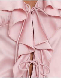Petal & Pup - Orelia Ruffle Front Top - Pink