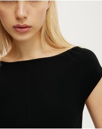 Cotton On - Double Knit Boat Neck