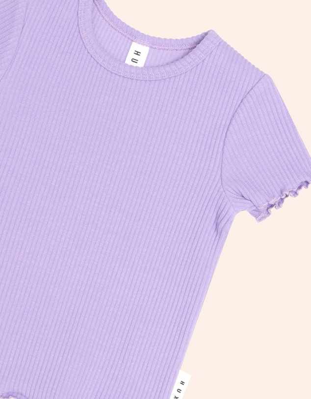 Huxbaby - Orchid Rib Tee - Babies-Teens