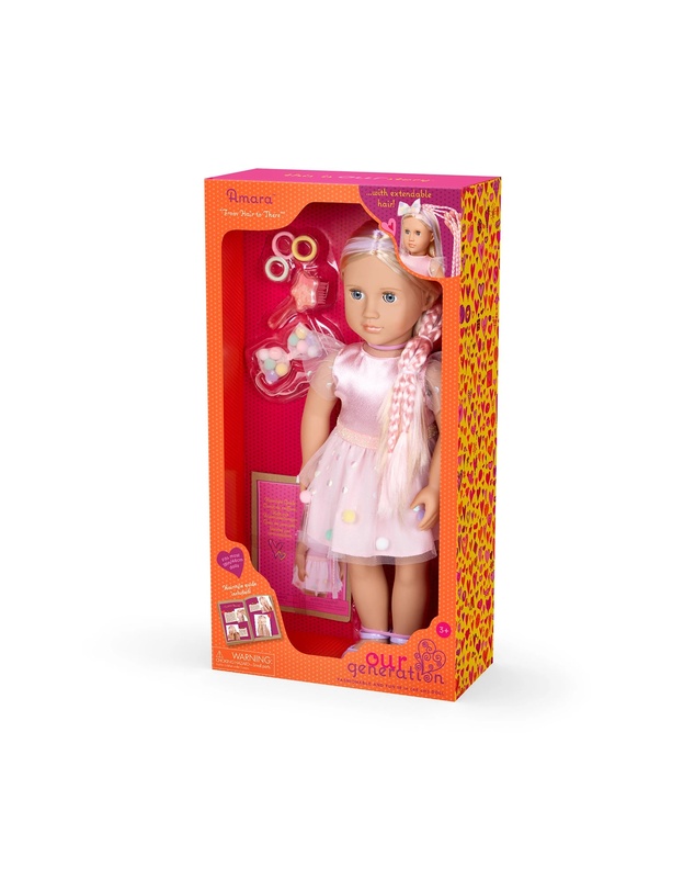 Our Generation - Hairplay Doll W/Party Outfit Amara