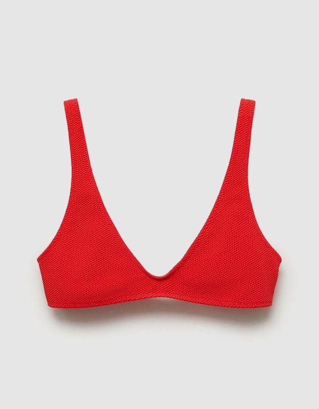 M.N.G - Solene Textured Bikini Top