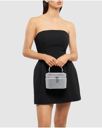 Olga Berg - Beckie Zip Top Crystal Bag