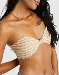 RVCA - Ripple And Twist Bandeau Bikini Top