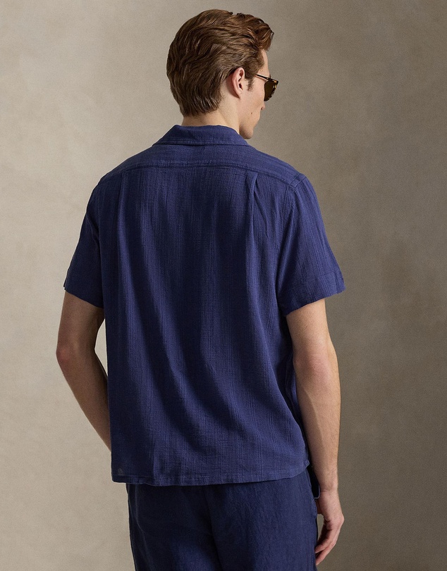 Polo Ralph Lauren - Classic Fit Basket-Weave Camp Shirt