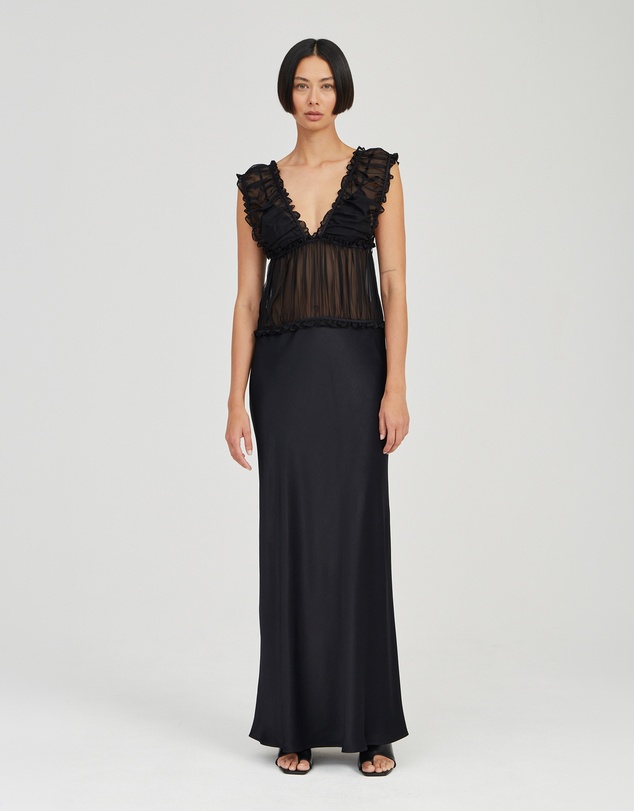 Third Form - Held Floor Length Dress
