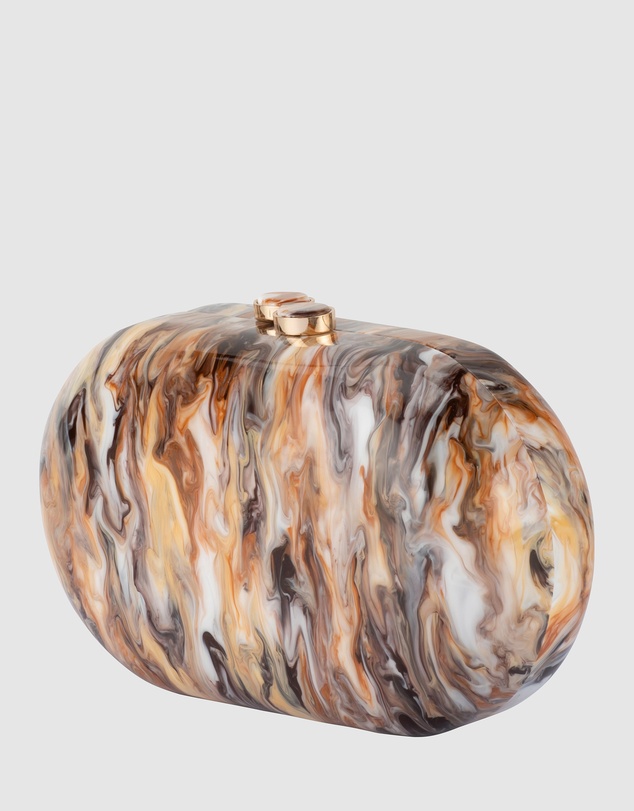 Olga Berg - Maeve Marble Clutch