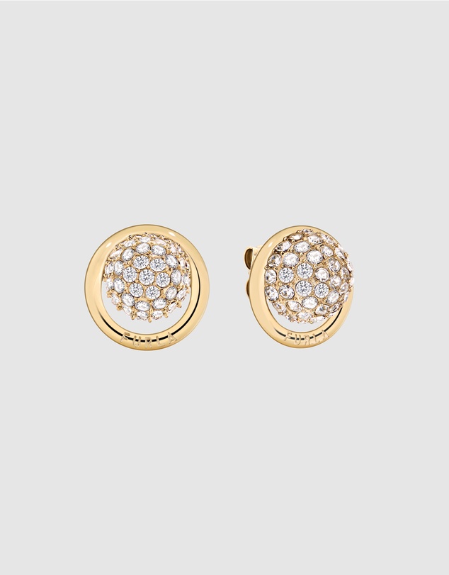 Furla - Furla Miasfera Charms Gold-Tone Stud Earrings