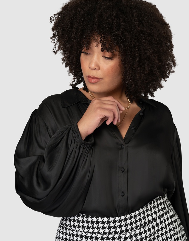 Something 4 Olivia - Loren Satin Shirt