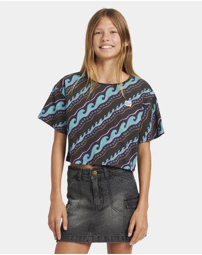 Billabong - Girls 6 to 14 Sea Level Crop T-Shirt