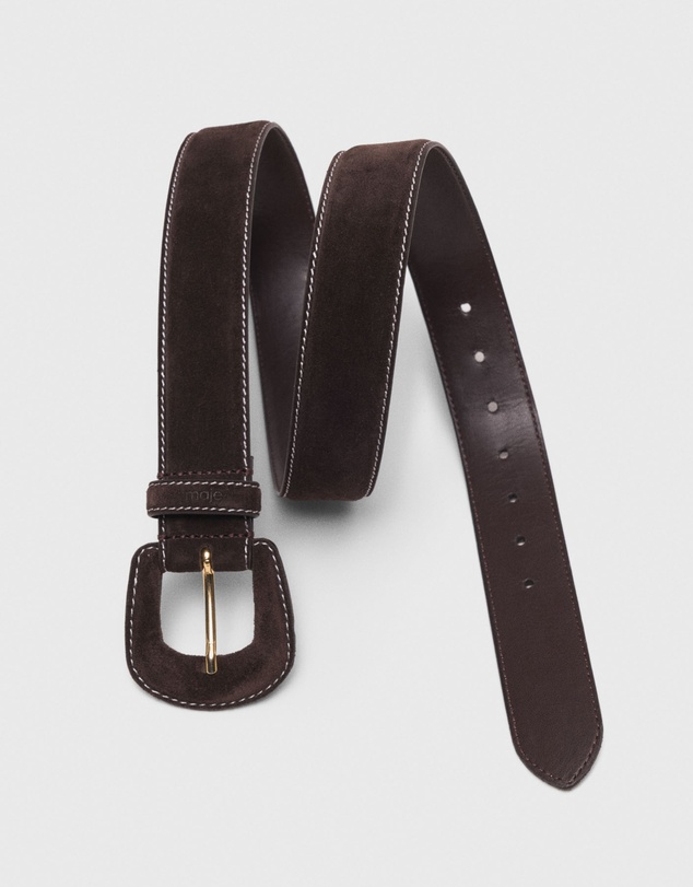 Maje - A Cover Suede Belt
