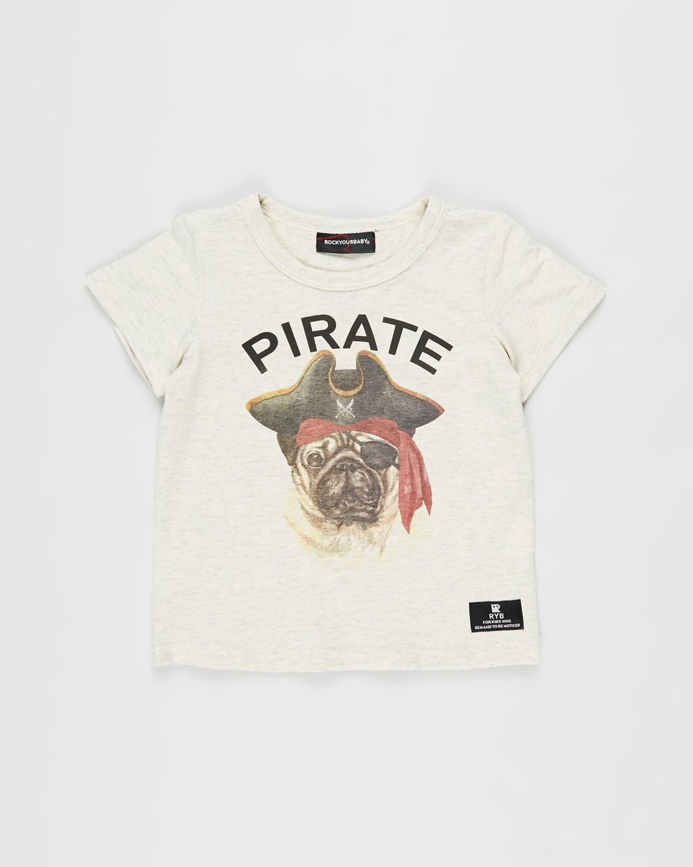 Pirate Pug Ss T Shirt Babies By Rock Your Baby Online Gov Australia