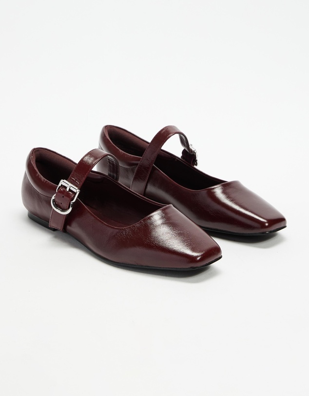 Atmos&Here - Juniper Leather Ballet Flats