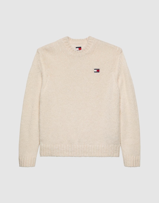 Tommy Jeans - Regular Cosy Texture Badge Sweater