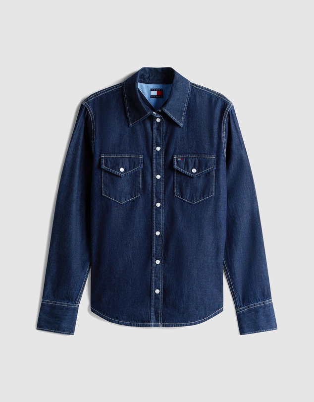 Tommy Jeans - Dark Denim Western Shirt